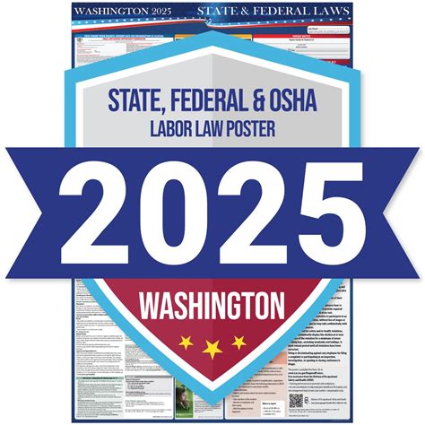 Washington 2025-2026 Labor Law Poster – Updated Minimum Wage, Paid