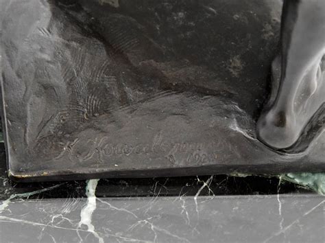 Art Deco Bronze Sculpture Of A Male Nude With Sword By Kowalczewski At Stdibs