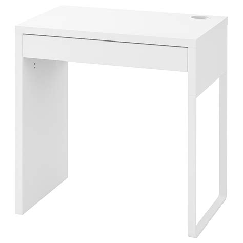Письменный стол с ящиком - IKEA MICKE, 73x50 см, белый, МИККЕ ИКЕА за ...