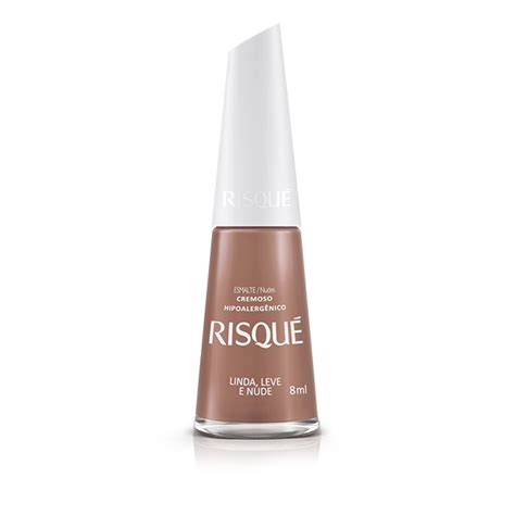 Esmalte Risqu Cremeso Linda Leve E Nude Ml Diva Cosm Ticos