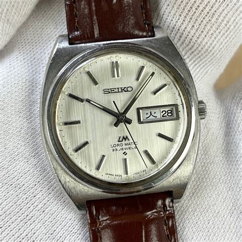 Seiko Lord Matic自動上鏈機械錶 古董錶5606 7050 他的時尚 手錶及配件 手錶在旋轉拍賣