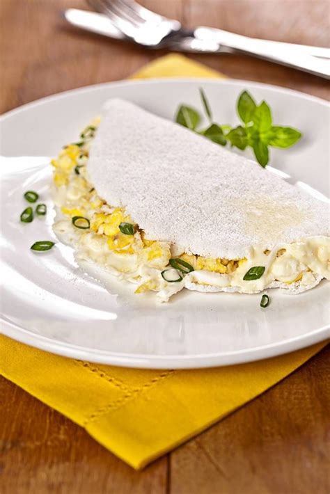 Crepioca Com Ovo E Requeijao