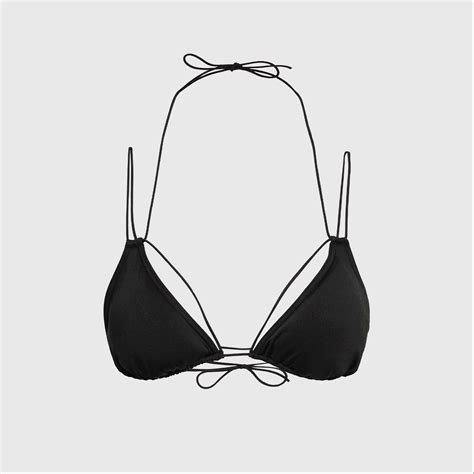 Calvin Klein Triangle İp Askılı Kadın Siyah Bikini Üstü KADIN Mayo