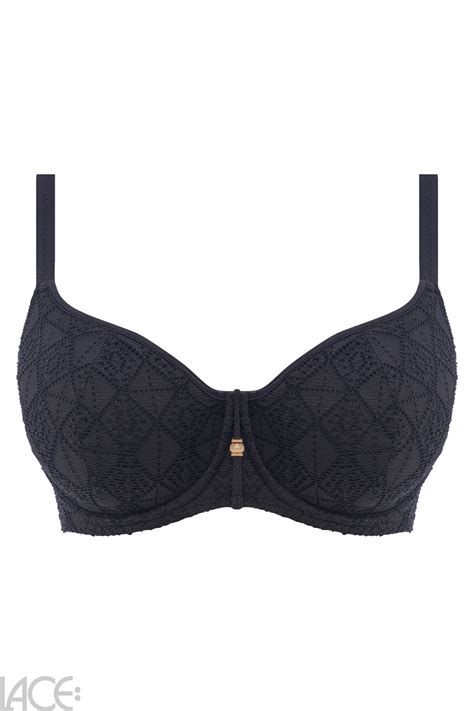 Freya Swim Nomad Nights Bikini Push Up Beha F L Cup Black Lace Lingerie Nl