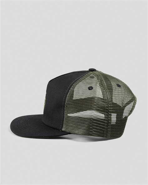 Shop Thunder OG Grenade Trucker Cap In Black/olive - Fast Shipping