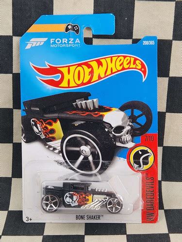 Hot Wheels 2016 Daredevils Forza Motorsport Bone Shaker Black Kustomkollector