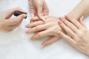 Elegant Nude French Tip Nails In Zohna