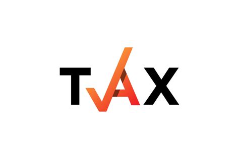 Tax Finance Typography Logo Text Vector Grafica Di Vectoryzen