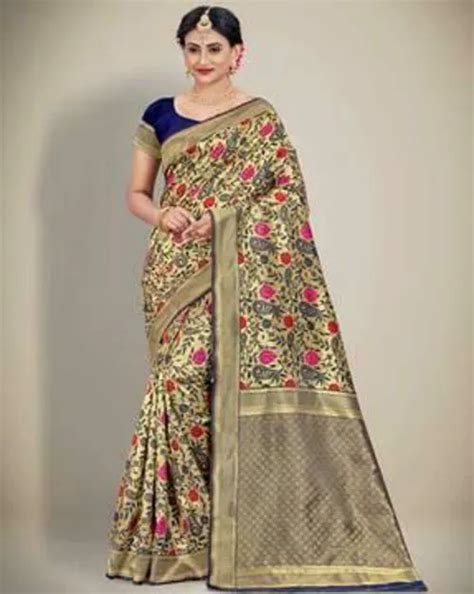 buy rajshree women multicolor silk blend woven design traditional saree