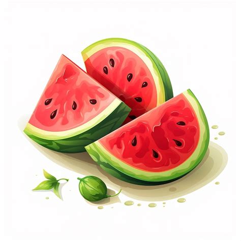 Premium AI Image | a drawing of watermelon with the words quot ...