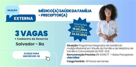 FESF SUS divulga seleção pública para médicos ASSOCIAÇÃO NACIONAL DE