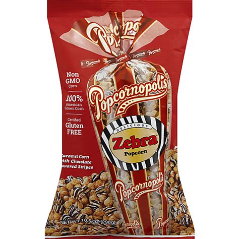 Popcornopolis Popcorn Zebra 105 Oz Northgate Market