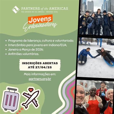 Jovens Embaixadores 2026 Inscrições