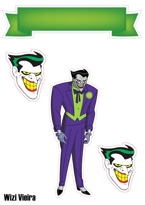 Topo De Bolo Coringa Festa Infantil Batman Coringa Festa Batmam