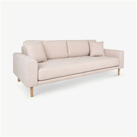 lalita  seater sofa sand fabric furnicher