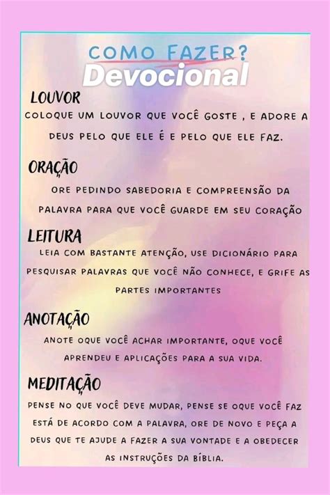 O Que É O Devocional - como fazer Devocional | Versículos da bíblia sobre amor, Versículos ...