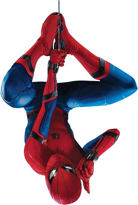 Spider Man Hanging Upside Down Png