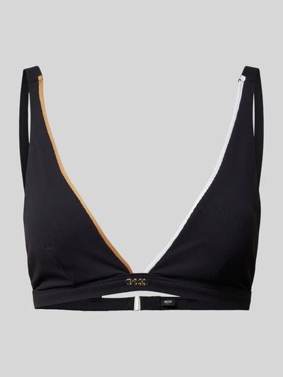 Boss Bikini Oberteil In Triangel Form Modell Bianca Black Online Kaufen