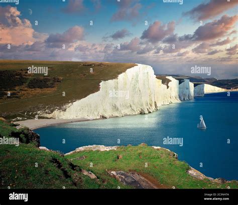 Gb East Sussex Seven Sisters Coastline Stock Photo Alamy