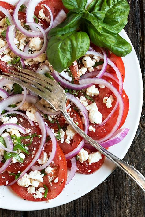 Classic Tomato Feta Salad Seasons And Suppers