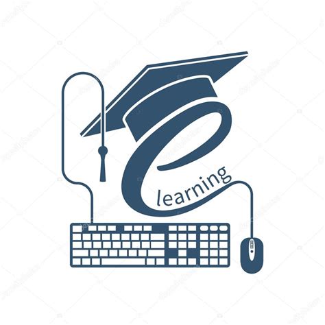 E Learning Logo Vector Stock Vector By © 121243256