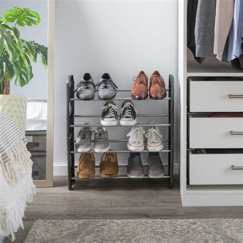 Simplify 12 Pair Stackable Shoe Caddy Rack Michaels