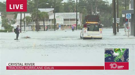 Crystal River Sees Flooding Roads In Hurricane Idalia Aftermath