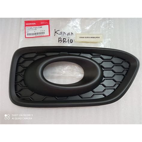 Jual Cover Fog Lamp Garnish Foglamp Lampu Kabut Honda Brio