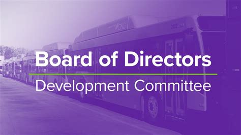 Grtc Board Of Directors Development Committee Meeting August