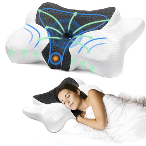 Neck Pillow, Cervical Pillow for Neck Pain Relief, Memory Foam Pillows