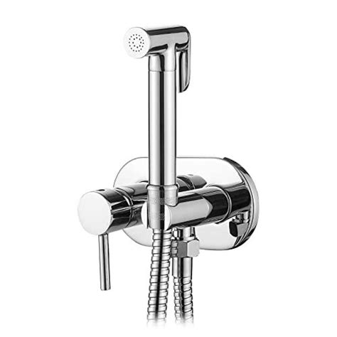 Ibergrif M Round Concealed Shower Mixer Set Hot And Cold Bidet Spray With Shattaf
