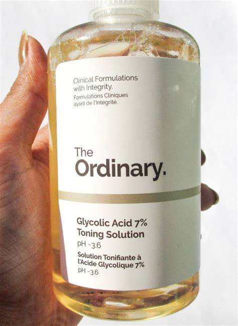 The Ordinary Glycolic Acid 7% Toning Solution Review | Glycolic acid ...