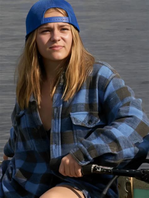 My Old Ass Maisy Stella Blue Plaid Jacket