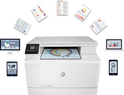 Купить МФУ HP 7KW54A Color LaserJet Pro MFP M182n, A4, печать 600x600 ...
