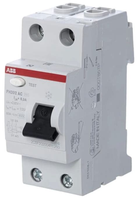 УЗО Авт АВВ FH202 25A 0,03ma