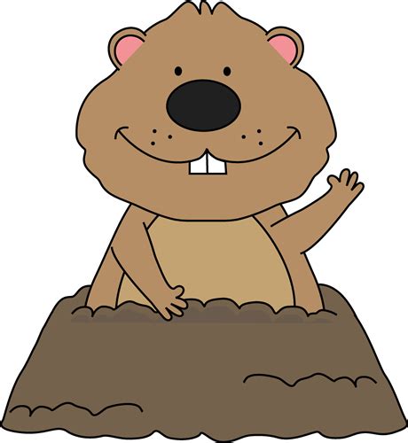 Groundhog Day 2024 Clip Art Transparent - Miran Tammara