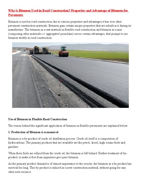 bitumen   road construction    road surface