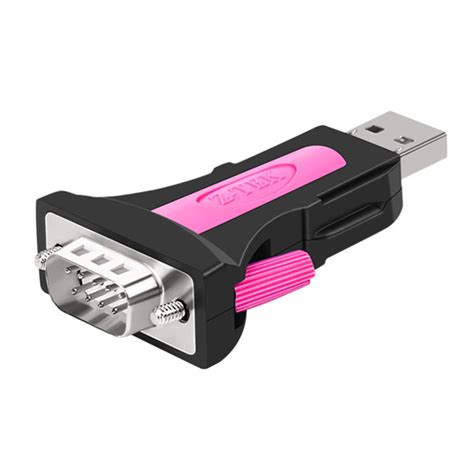 z-tek力特USB转rs232c串口头DB9针COM工业级FT232芯片转换器ztek串口线ZE551A支持PLC编程器伺服驱动器win11_虎窝淘