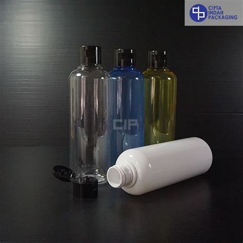 Botol Fliptop 250 Ml Tutup Hitam Cipta Indah Packaging