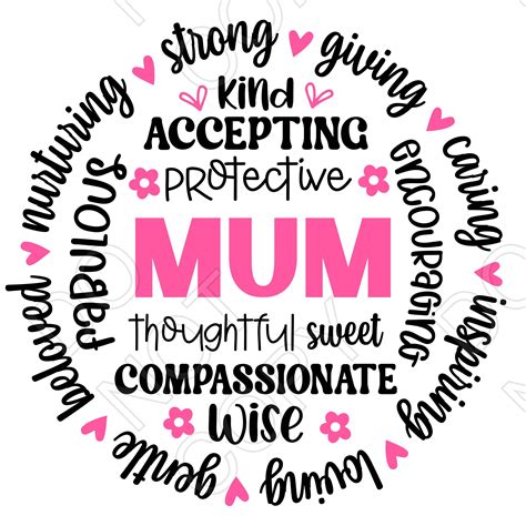 UV-DTF Transfer - Mum (Circular Definition) – Smart Crafts Designs
