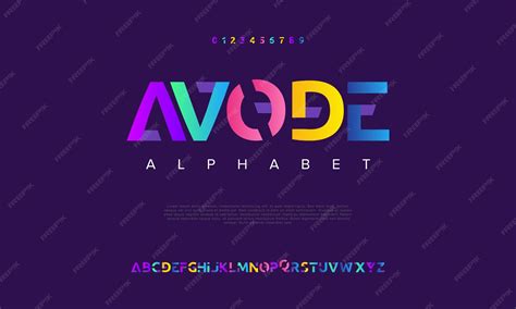 Fonte Para Logomarca Alfabet0 - Alfabeto de fonte de logotipo de tecnologia digital abstrata fontes ...