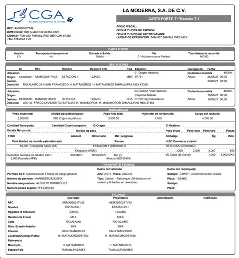 Pr Rroga Complemento Carta Porte En Cfdi