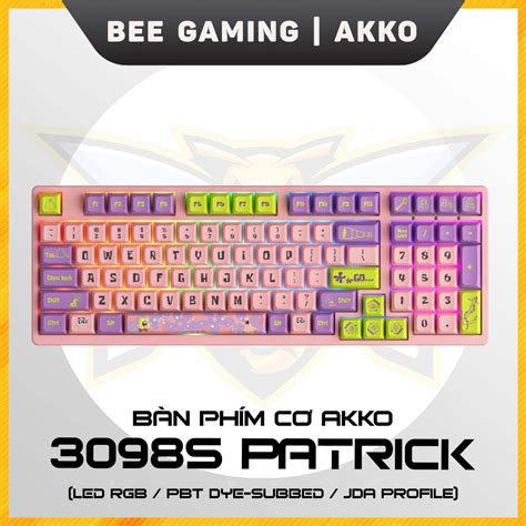 Mechanical keyboard AKKO 3098S Patrick (RGB / PBT Dye-subbed / JDA ...