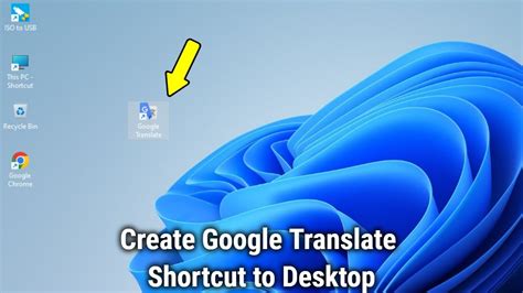 How To Create Google Translate Shortcut To Desktop Youtube