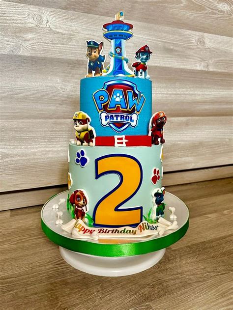 Paw Patrol Decorated Cake By Daracakes Cakesdecor