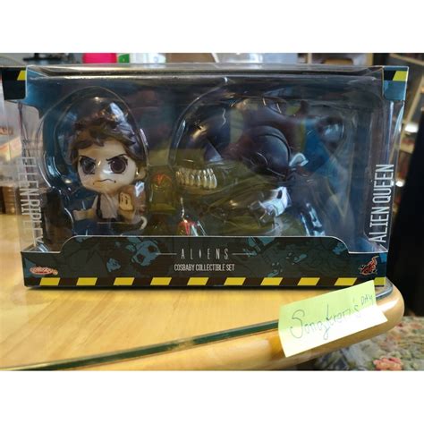 Hot Toys Cosb Aliens Ellen Ripley Alien Queen Cosbaby S Set Shopee Thailand
