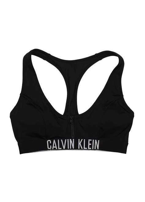 Beymen CALVIN KLEIN Siyah Logolu Çapraz Askılı Bikini Üstü