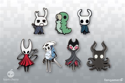 Hollow Knight Enamel Pin 7 Pack Fangamer