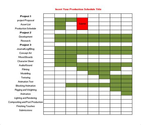 Production Plan Template – emmamcintyrephotography.com