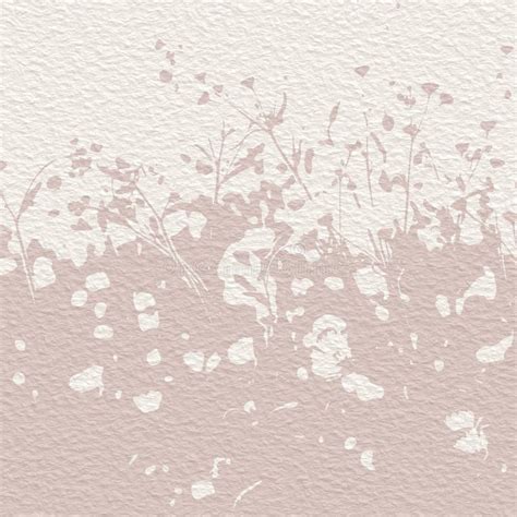 Delicate Watercolor Botanical Digital Paper Floral Background In Soft Basic Nude Beige Tones